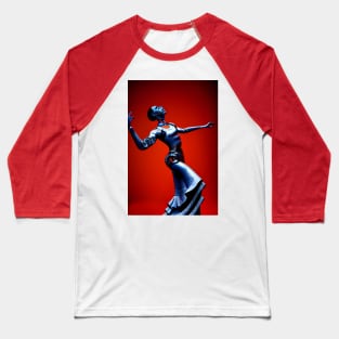 Robot Cyborg passionately dancing Flamenco Baseball T-Shirt